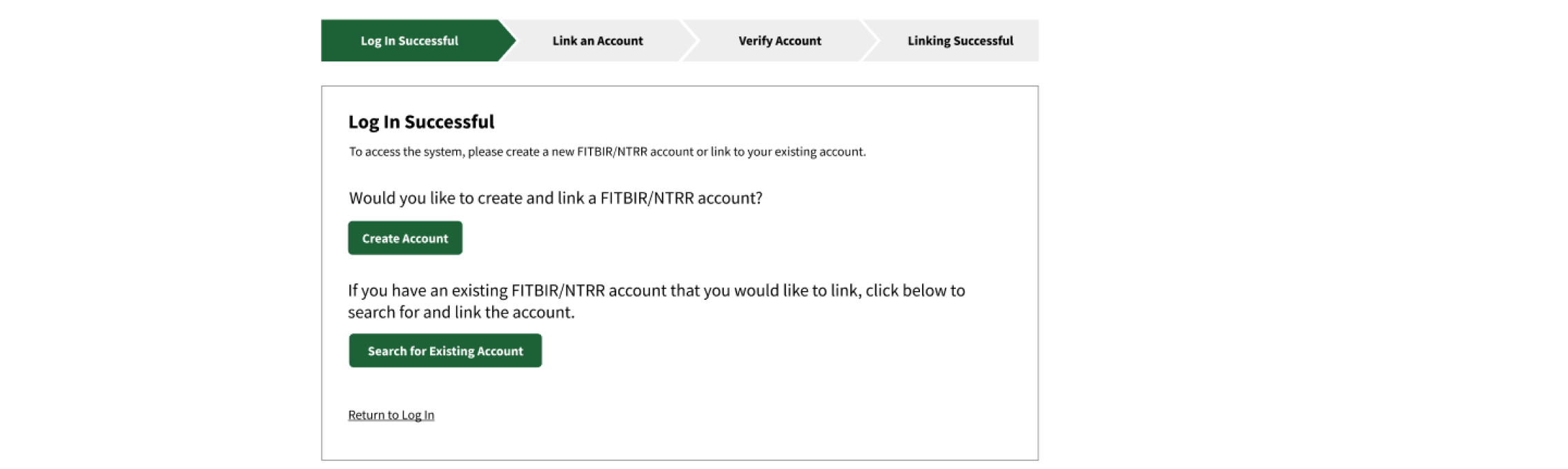 login successful