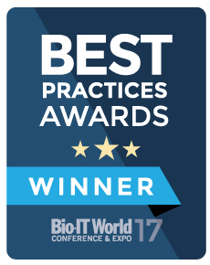 Best Practices Awards Winner BioITWorld Conference & Expo 17